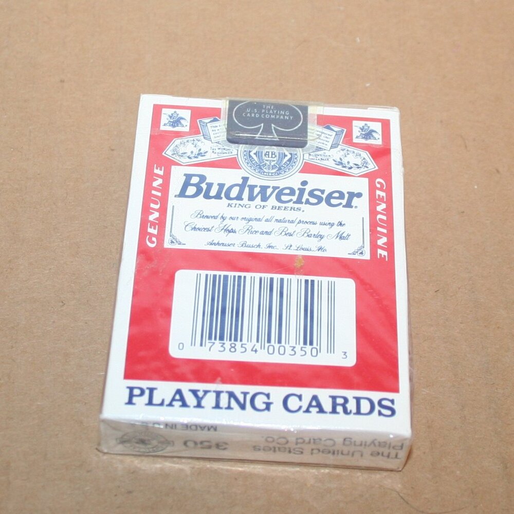 Budweiser Playing Cards Promo United States Playing Card Co. FACTORY NEW